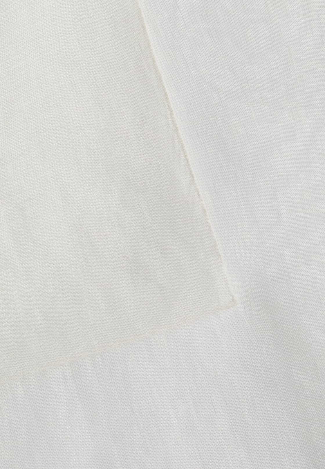 Linen Pocket Square, White, hi-res