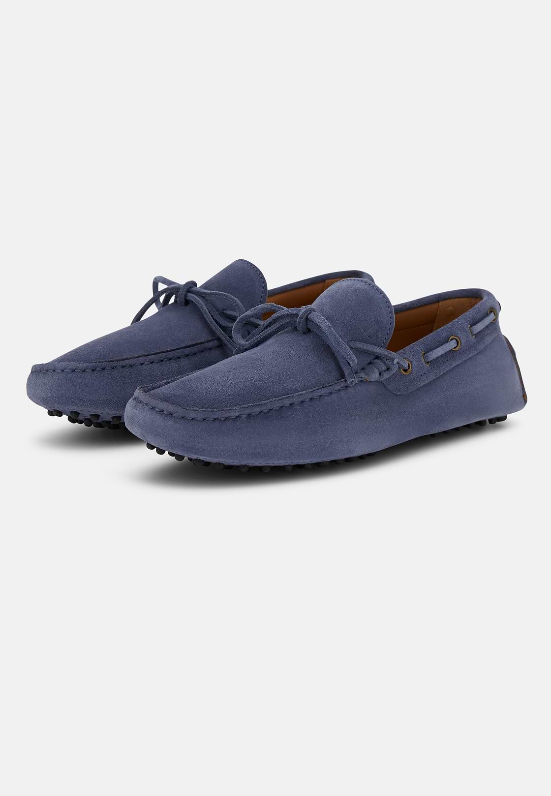 Wind Loafers in Suede Leather, Air-blue, hi-res