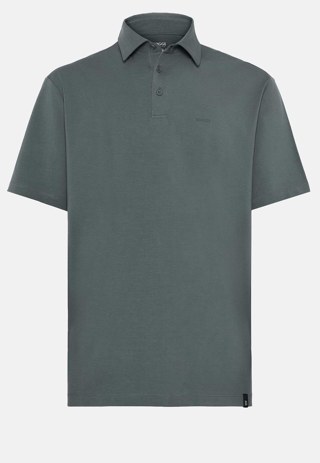 Polo En Coton Supima Stretch, Vert, hi-res