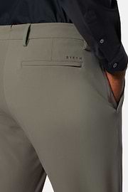 Pantaloni In Nylon Elasticizzato Performance BTech, Taupe, hi-res