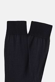 Cotton Socks, Blue, hi-res