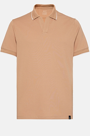 High-Performance Piqué Polo Shirt, Orange, hi-res