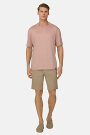 Bermudahose Aus Elastischem Tencel, Schlamm, thumb, 2