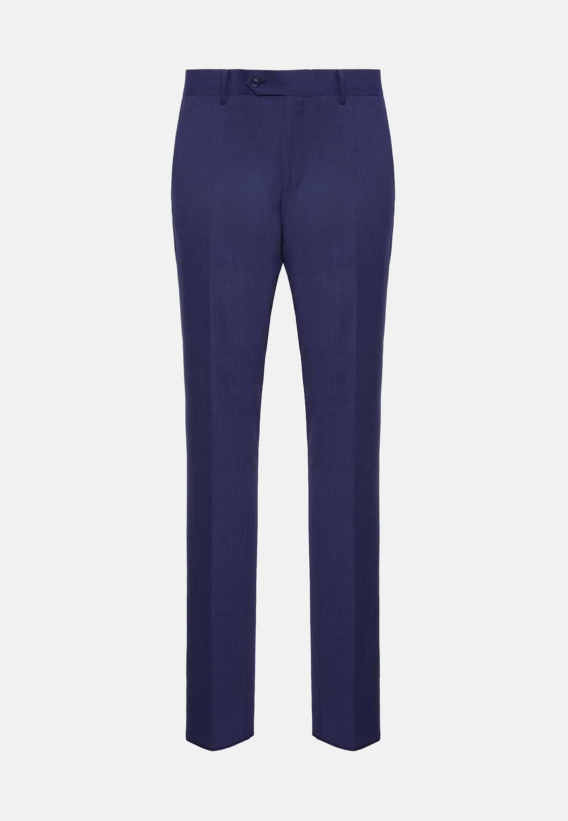 Wool B Aria Trousers, Indigo, hi-res