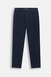 Trousers in Stretch Cotton, Navy blue, thumb, 6