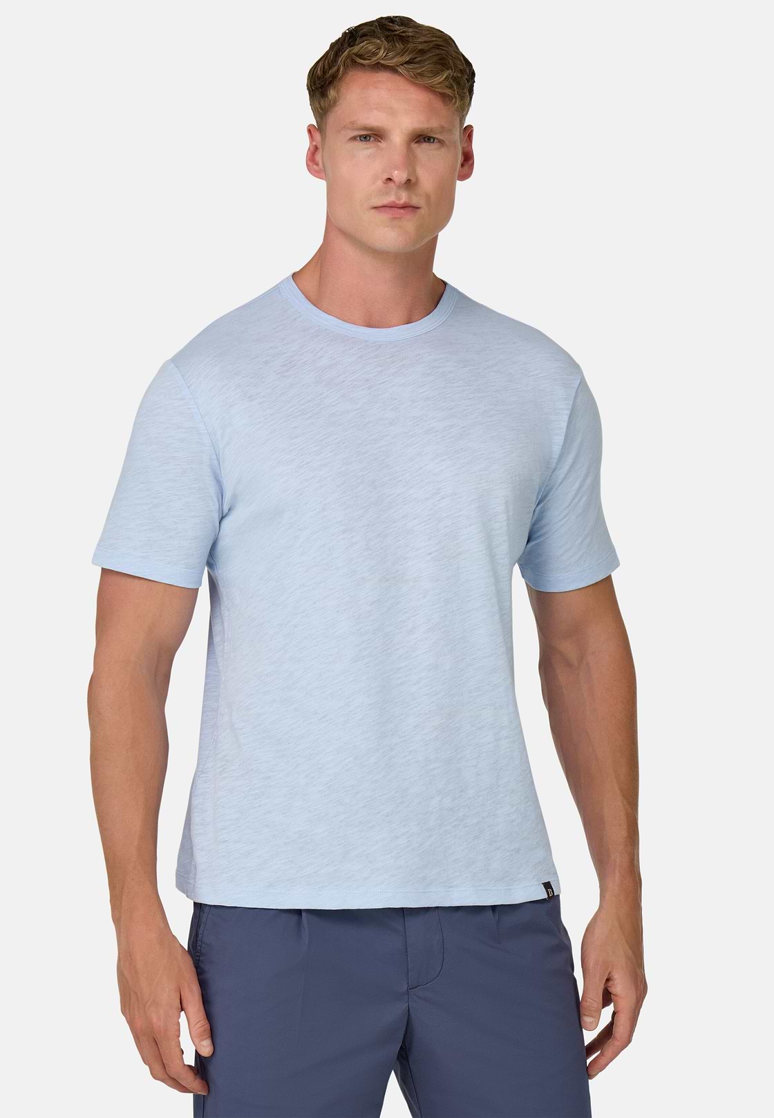 Cotton Jersey T-Shirts, Light Blue, hi-res