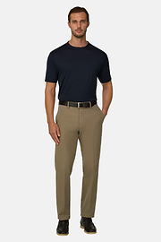 T-Shirt in Wool Jersey WOOLTECH, Navy blue, thumb, 2