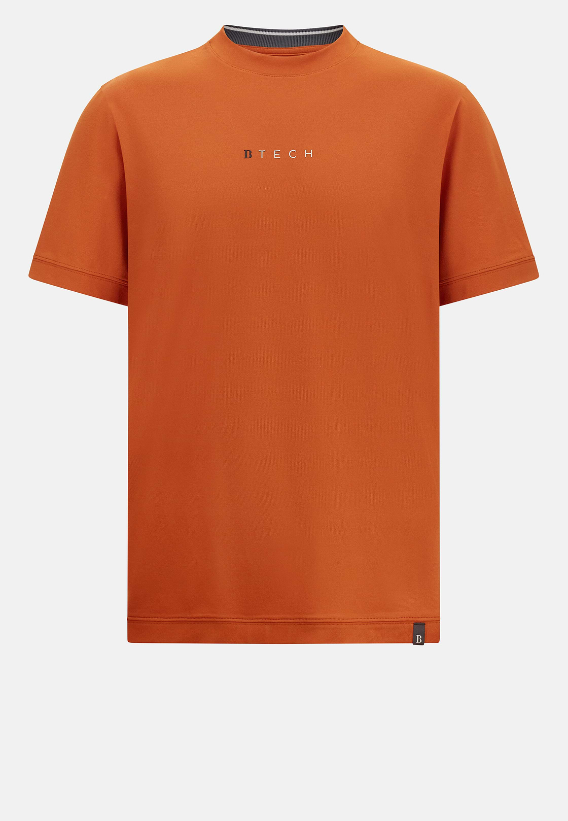 S.Cafè® High-Performance Piqué T-Shirt, Orange, hi-res