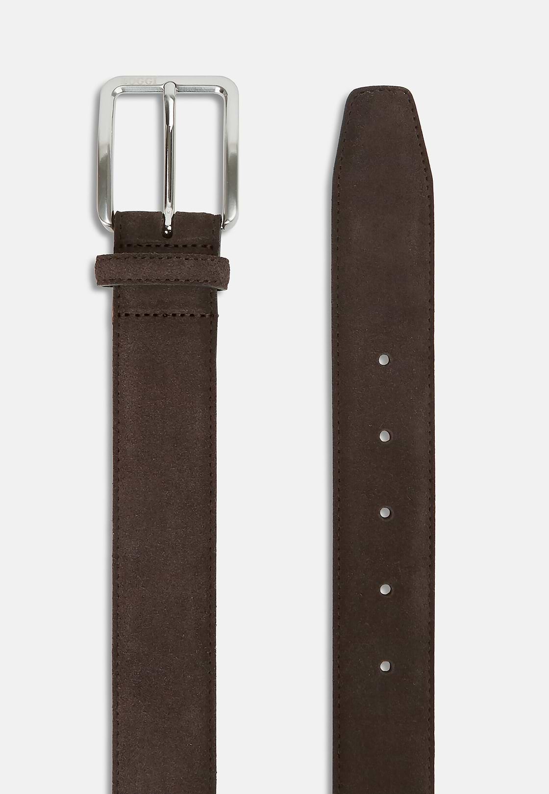 Ceinture En Daim, Marron foncé, hi-res