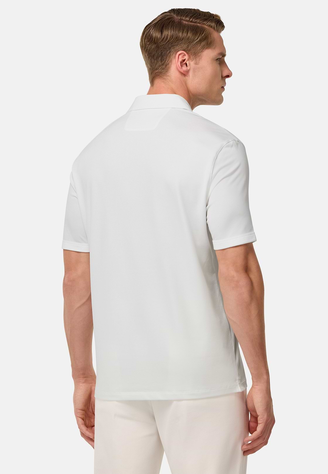 Polo En Piqué Performant S.Cafè®, Blanc, hi-res