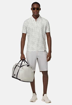 Cotton Blend Jersey Polo Shirt