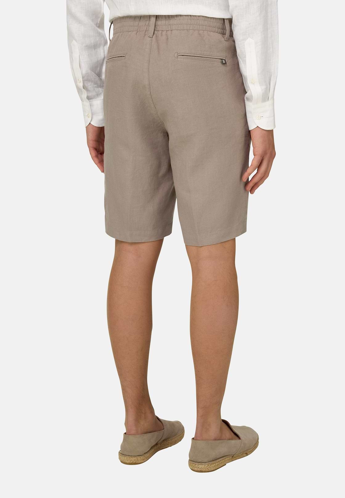 Bermuda de Lino, Taupe, hi-res, 4