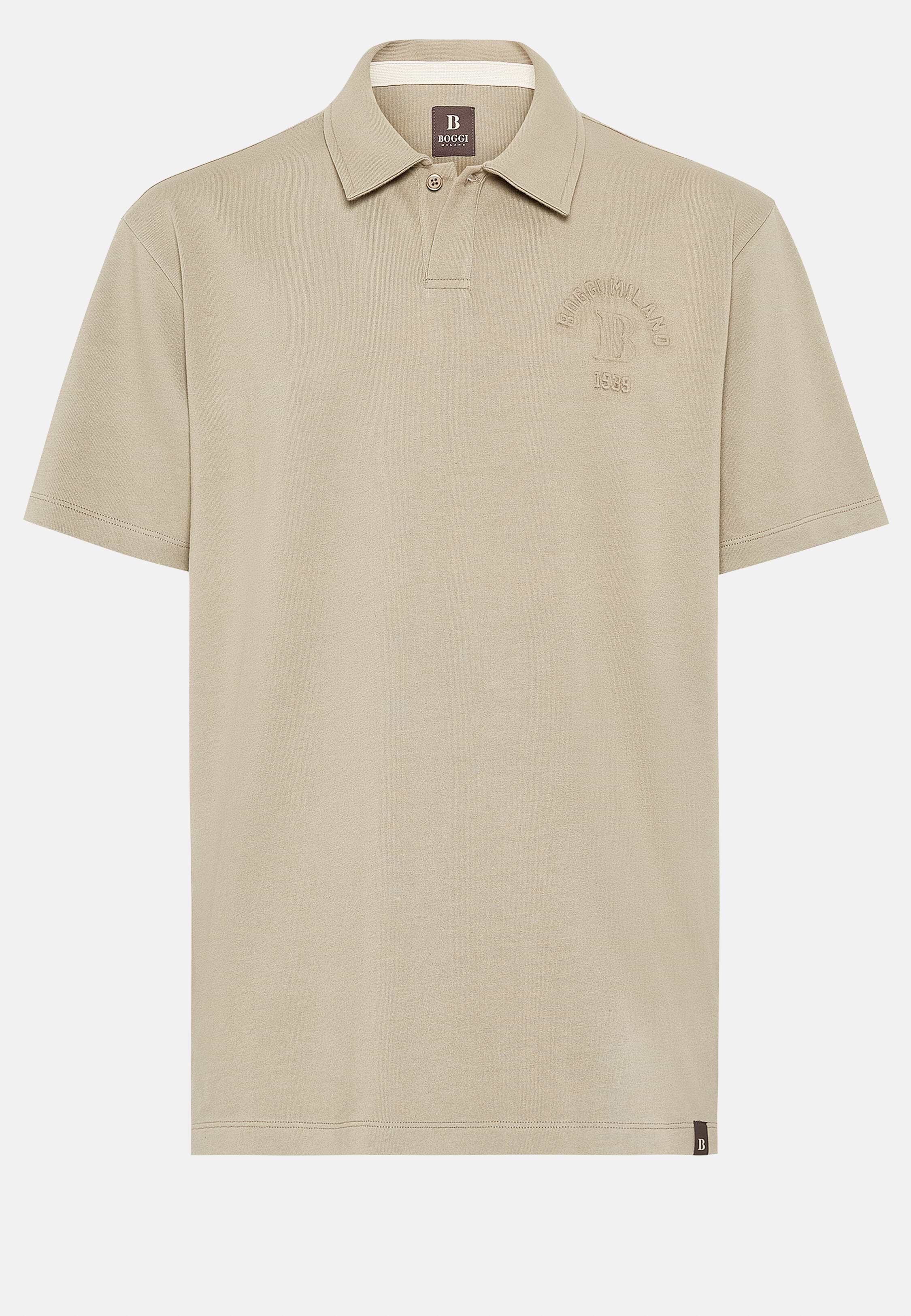 Men s Organic Cotton Blend Jersey Polo Shirt Boggi Milano