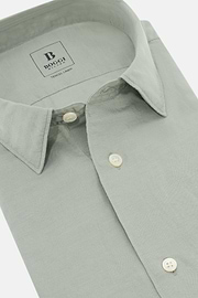 Regular Fit Tencel Linen Shirt, Green, hi-res