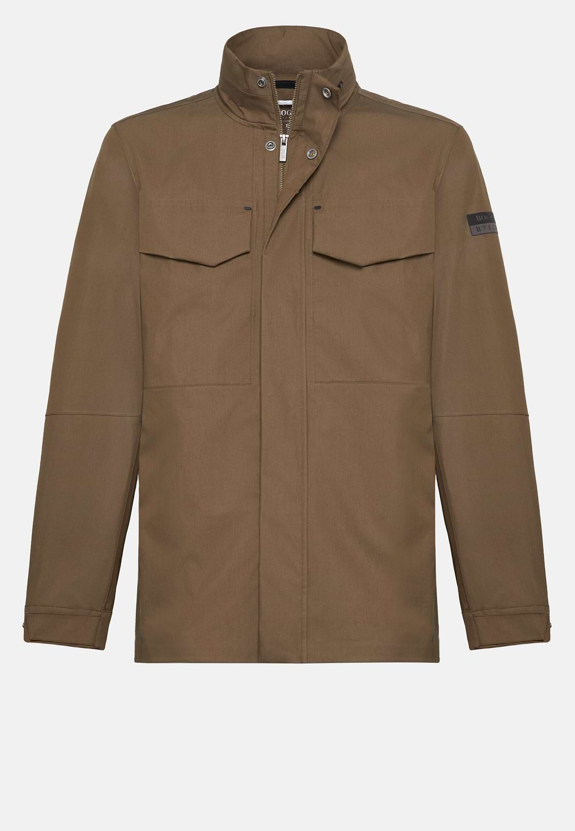 Field Jacket In Cotton Nylon, Taupe, hi-res