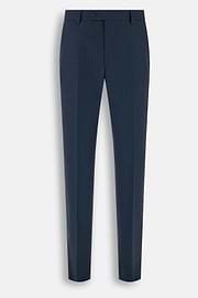 Suit in Super 130 Wool Pinstripe, Blue, thumb, 8