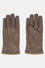 Wool Jersey Gloves, Taupe, hi-res