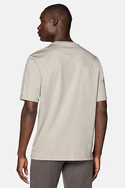 T-shirt En Jersey Performant, Sable, hi-res