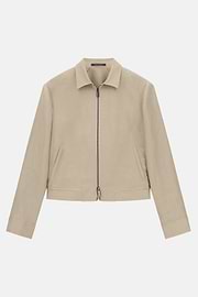 Linen Blend Shirt Jacket, Beige, thumb, 5