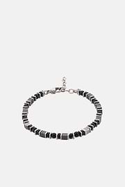 Edelstahl-Armband Mit Sodalith-Perlen, Schwarz, thumb, 1