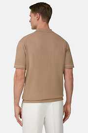 Polo En Maille Crêpe De Coton, , thumb, 3