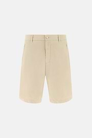 Bermuda Aus Baumwolle Und Leinen, Sand, thumb, 1