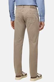 Jean En Coton Extensible, Taupe, hi-res