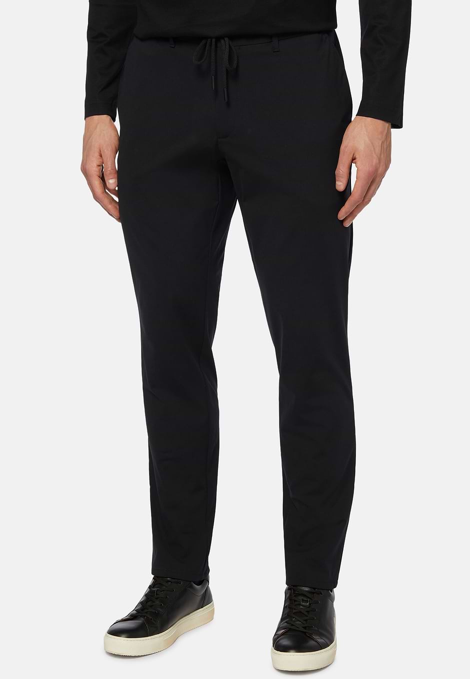 Btech Stretch Nylon Trousers, Black, hi-res