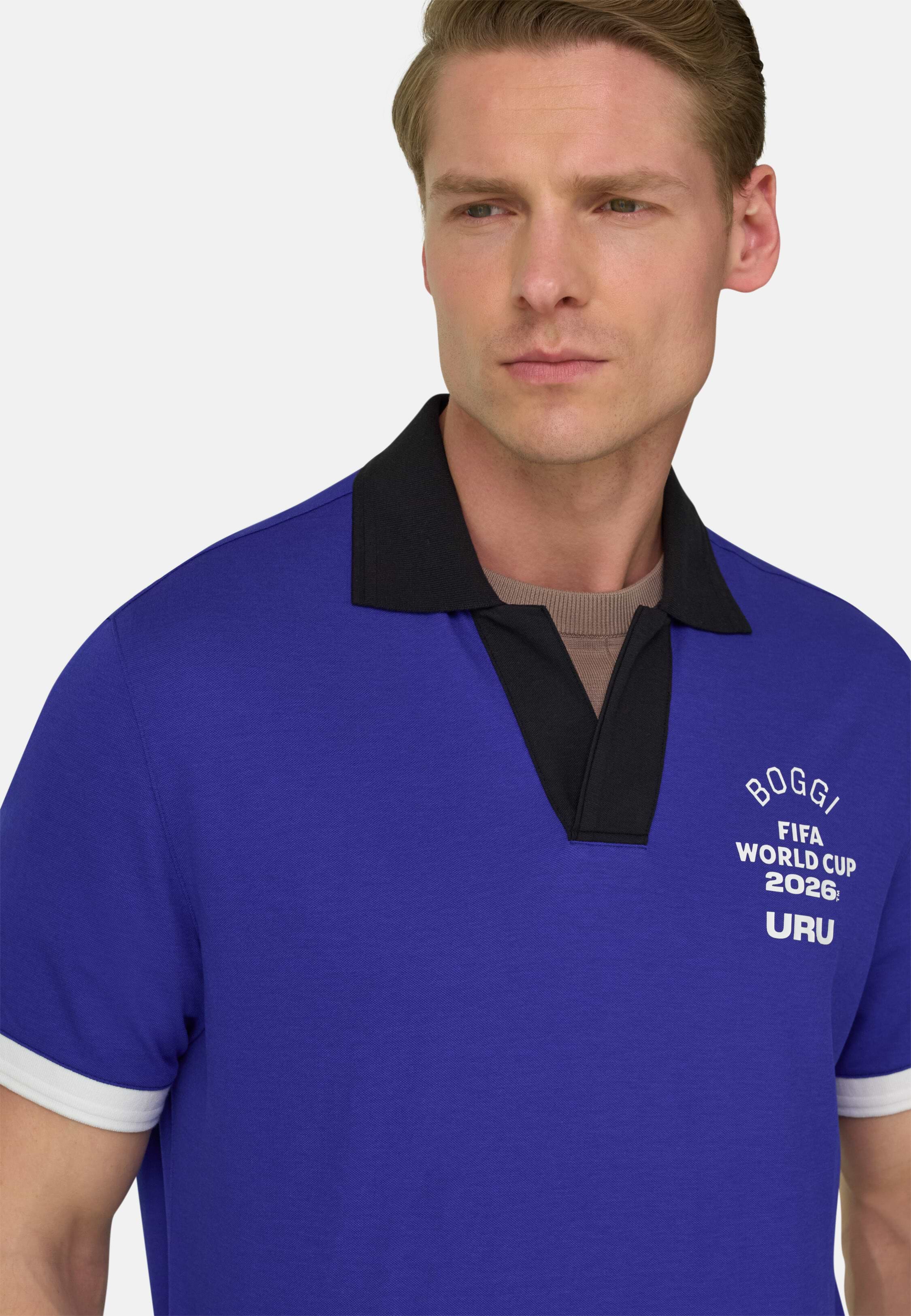 FIFA World Cup 2026 Winner Nations Polo In Cool Jade Piqué, Blue