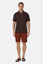 Bermudahose Aus Elastischem Nylon, Rot, thumb, 2