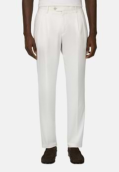 Pantaloni In Cotone Tencel
