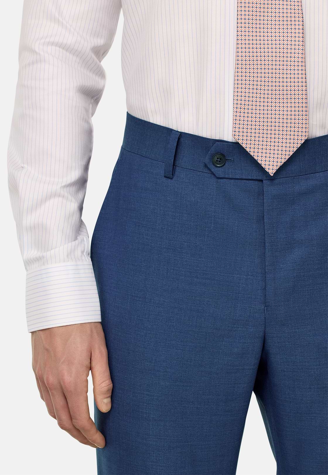 Pure Tropical Wool Suit, Indigo, hi-res, 5