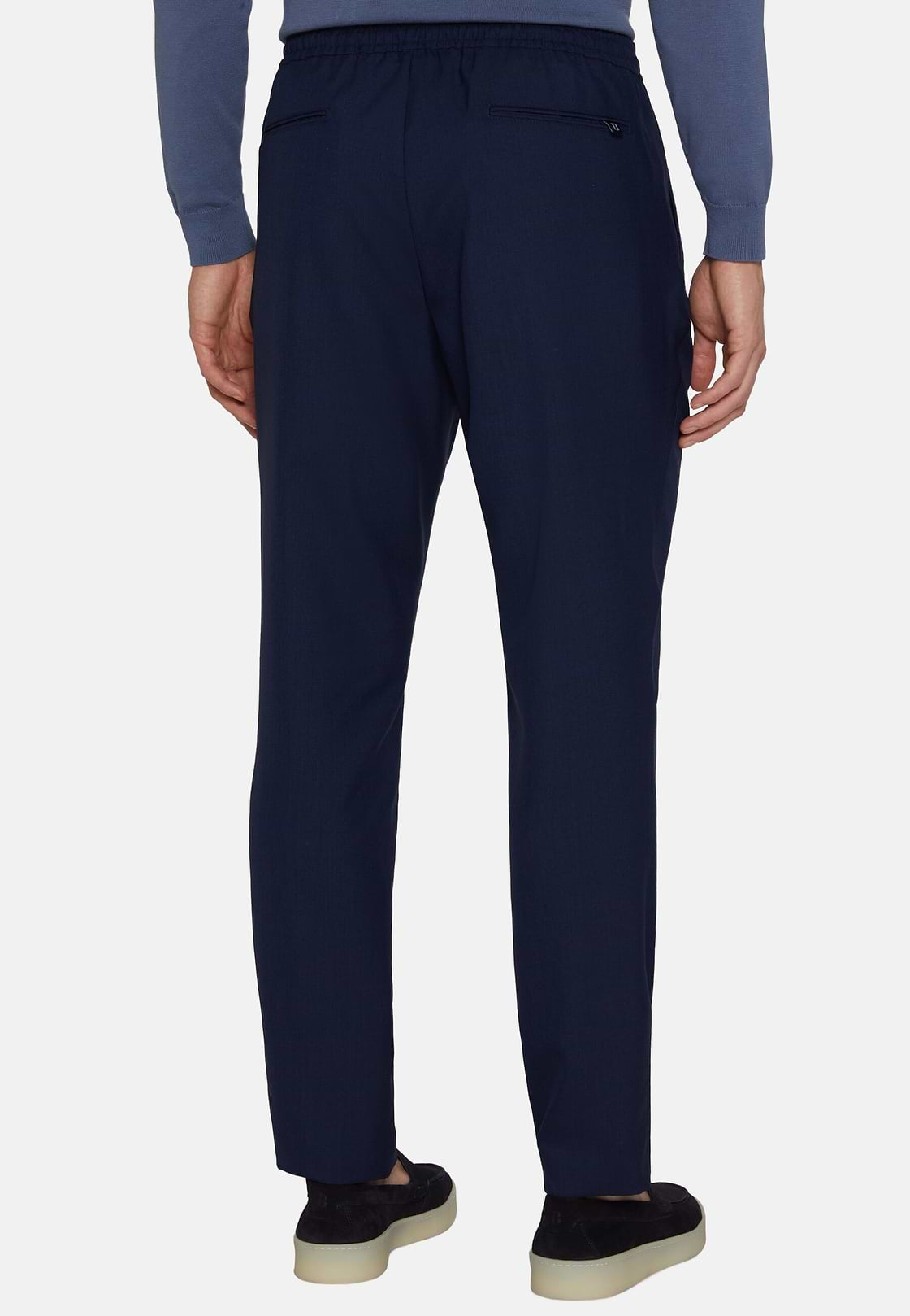 Wool City Trousers, Blue, hi-res