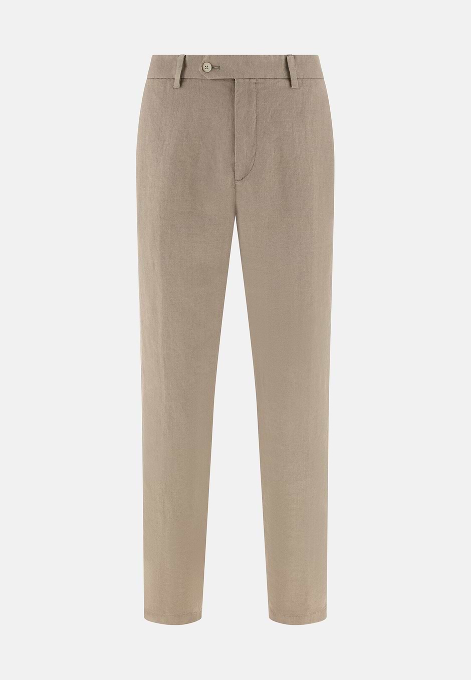 Linen Trousers, Taupe, hi-res