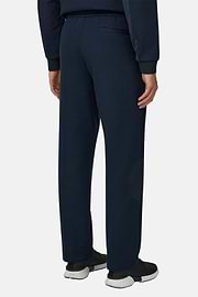 Jogginghose aus Mischgewebe Scuba B Tech, Navy blau, thumb, 5