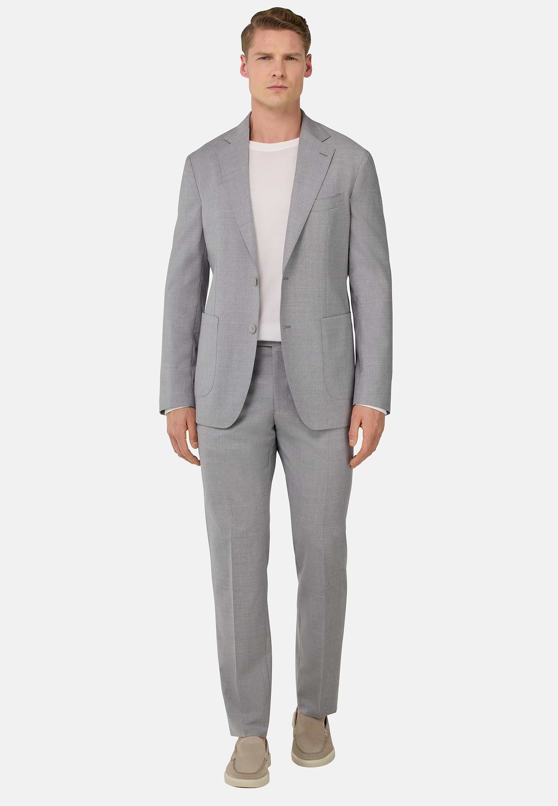 B Aria Light Grey Wool Jacket, Light grey, hi-res