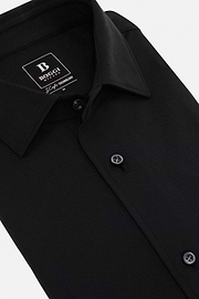 Polo camisa de piqué de alto rendimiento S.Cafè®Regular, Negro, hi-res
