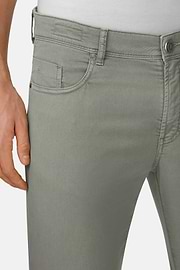 Vaquero De Algodón y Tencel Elástico, Verde Claro, thumb, 5