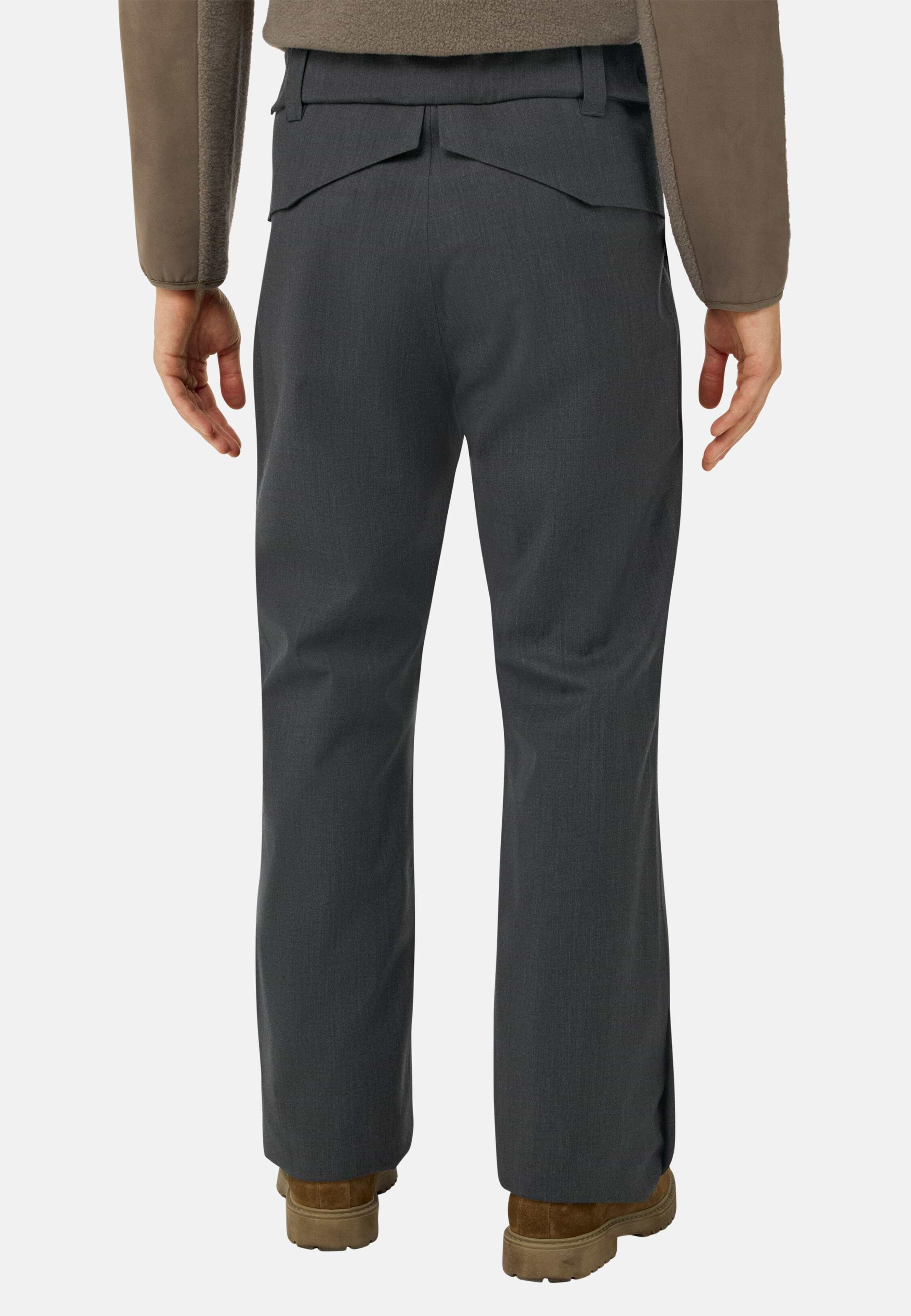 Men's B Tech Ski Trousers in Technical Wool | Boggi Milano