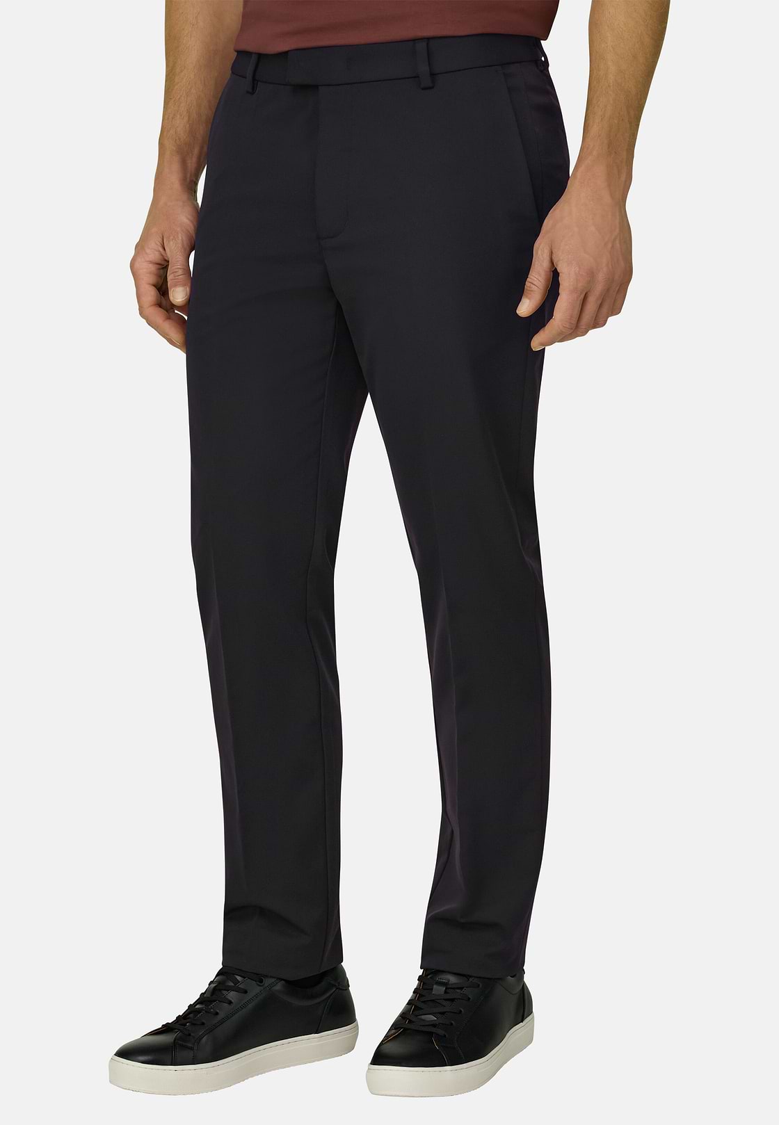 Pantalon en Tissu Technique B Tech, Noir, hi-res, 1