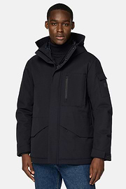 Technical Fabric B Tech Parka, Navy blue, hi-res