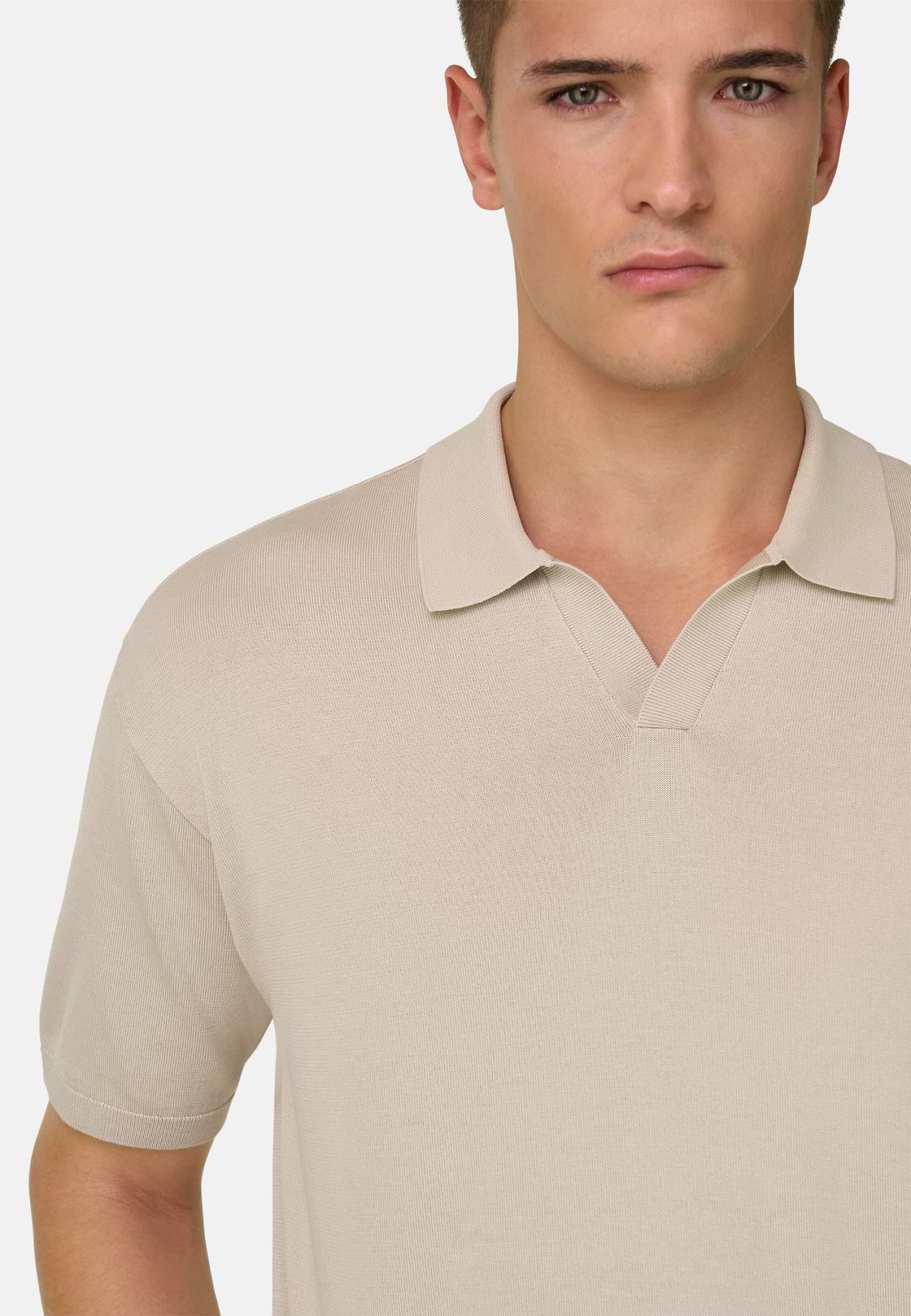 Polo Di Maglia In Cotone Seta, , hi-res, 4