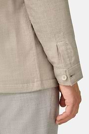 Camicia Over Imbottita in Cotone Tencel, Sabbia, thumb, 4