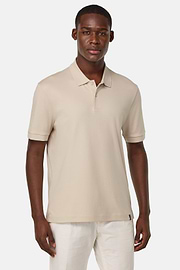 Jersey Polo Shirt, Sand, hi-res