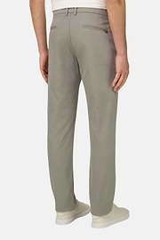 Pantalon En Coton Tencel Extensible, Vert Clair, thumb, 3