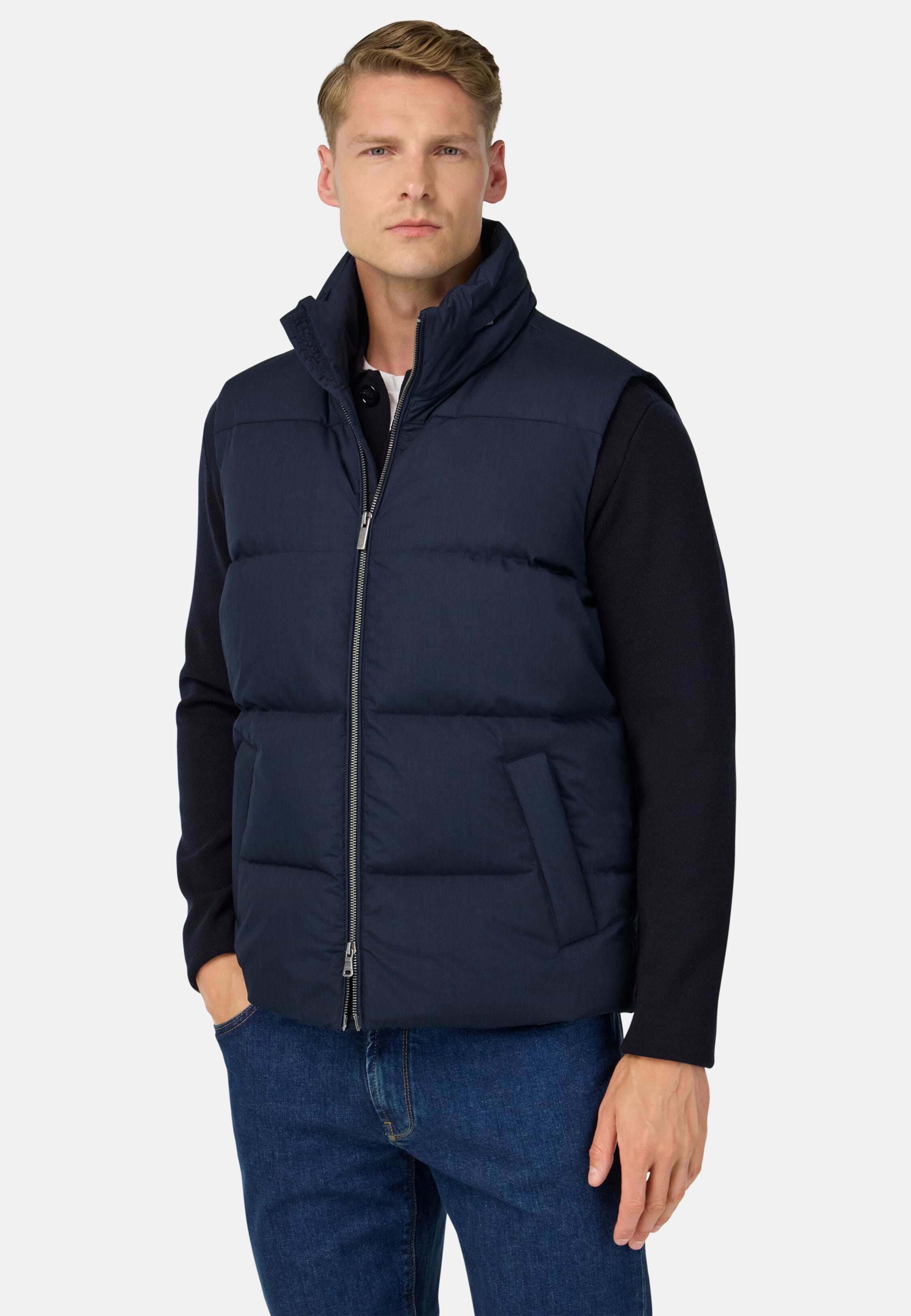 Gilet Coupe-vent Bianchi – Cyclisme Homme – Blanc / Bleu – Plusieurs Tailles