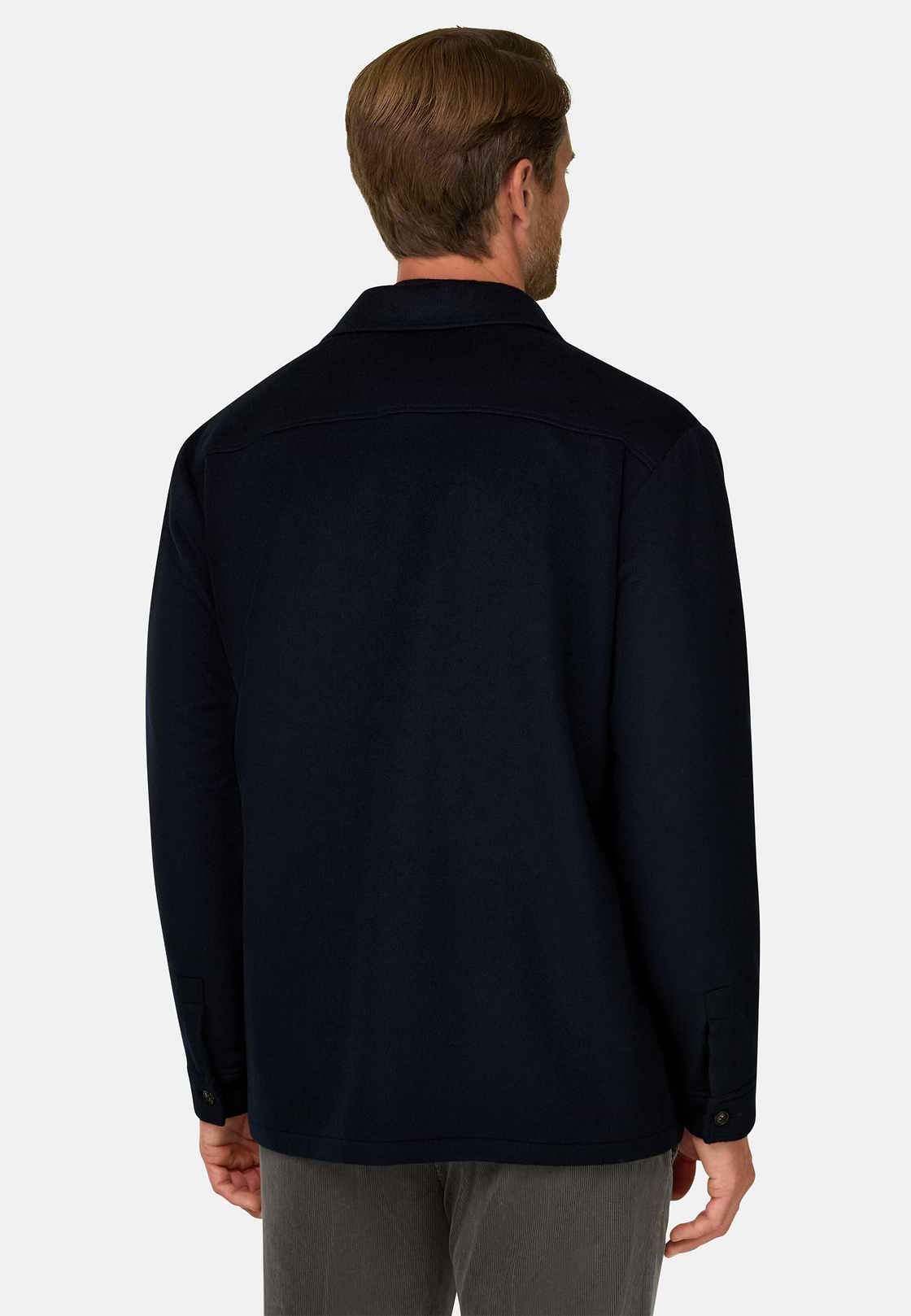 Shacket Wool Cashmere, Navy blue, hi-res, 4