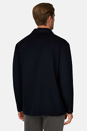 Shacket Wool Cashmere, Navy blue, thumb, 4