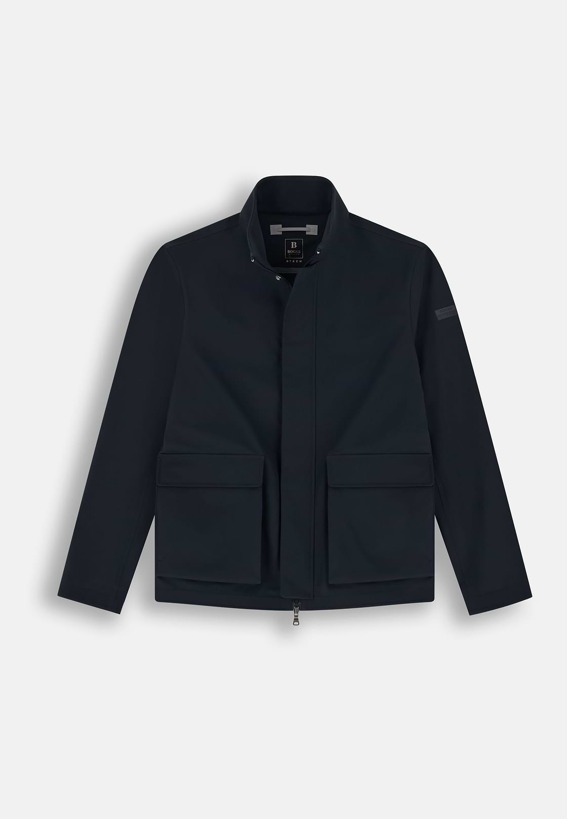 Bomberjacke aus technischem Gewebe B Tech, Navy blau, hi-res, 6