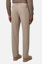 Pantaloni In Nylon Elasticizzato B Tech, Taupe, hi-res